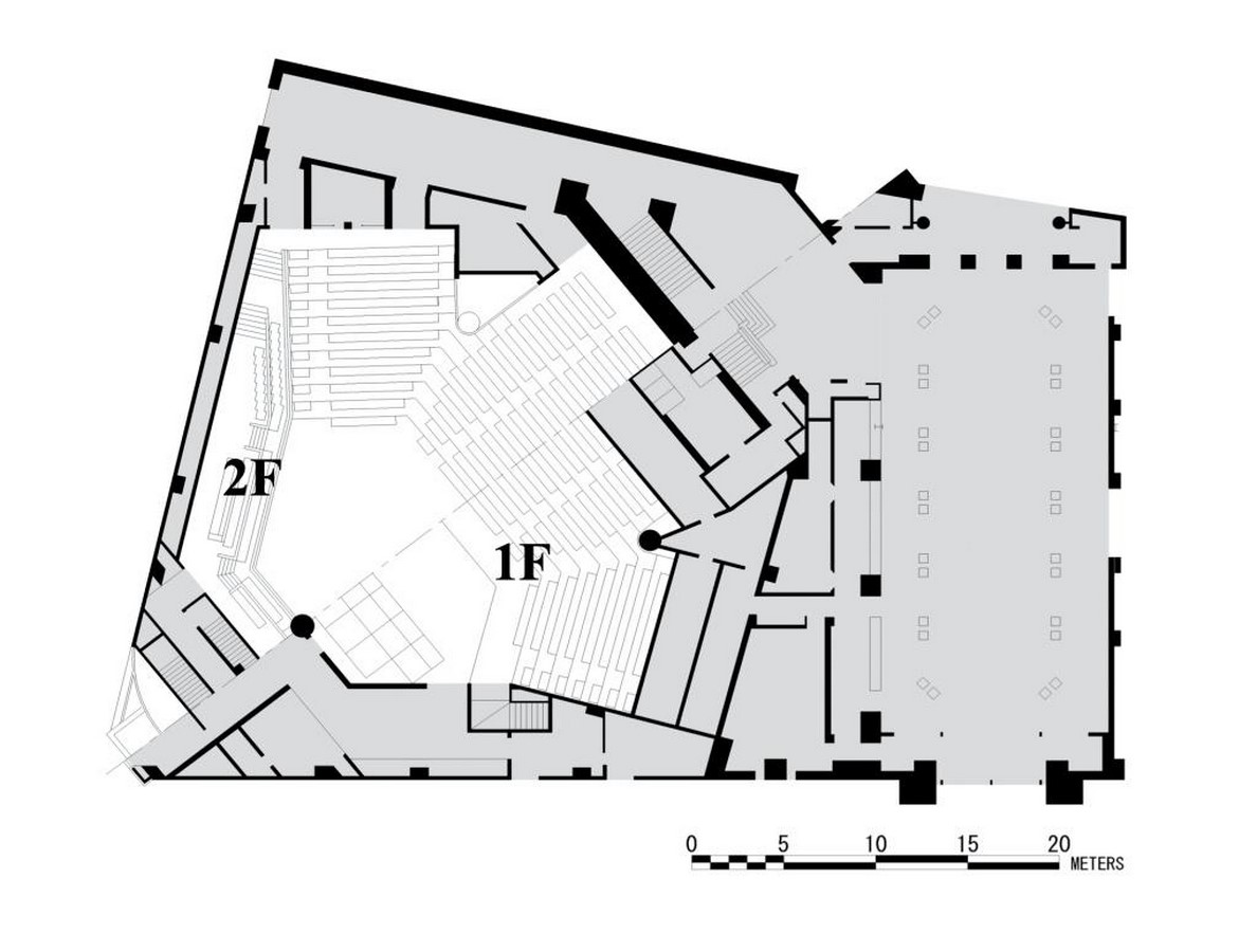 Art Tower Mito by Arata Isozaki -Inspired by Tetrahedra - Sheet4