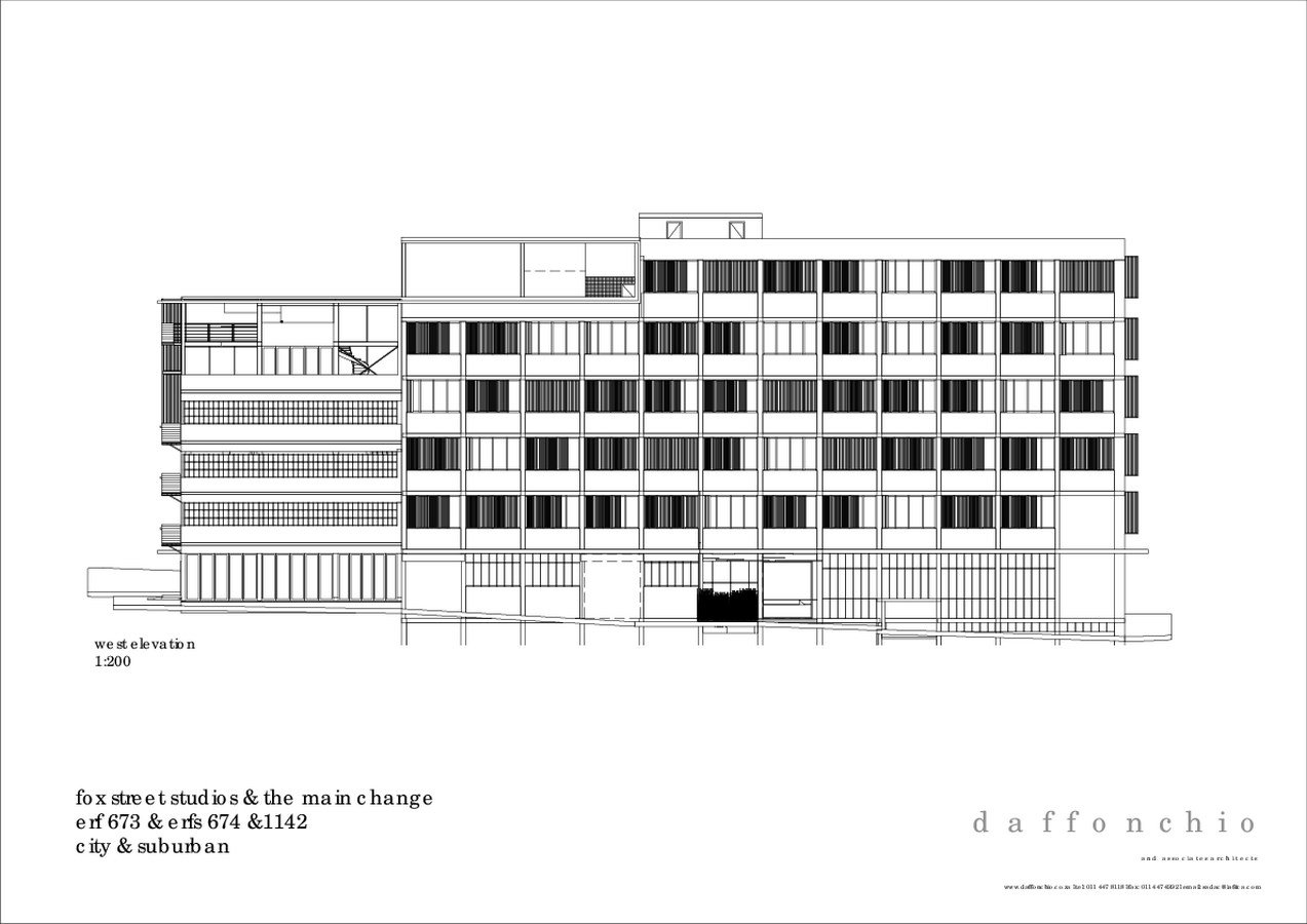 Fox Street Studios, Maboneng by Daffonchio and Associates Architects - Sheet13
