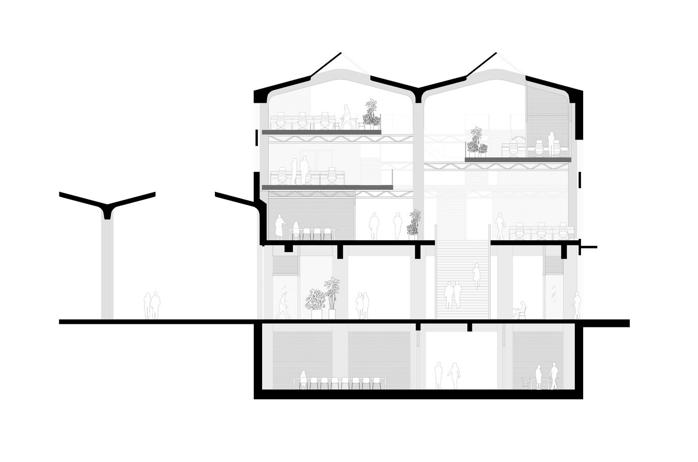 Factory hall transforms into dynamic office by HofmanDujardin - Sheet23