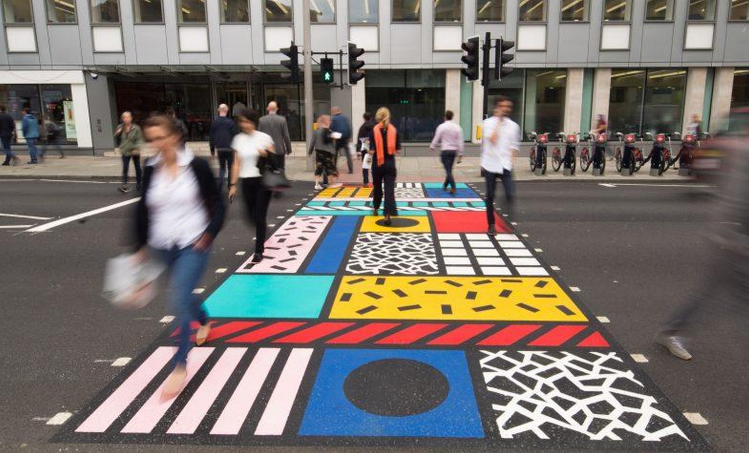 Vibrant Pedestrian crossing - sheet2