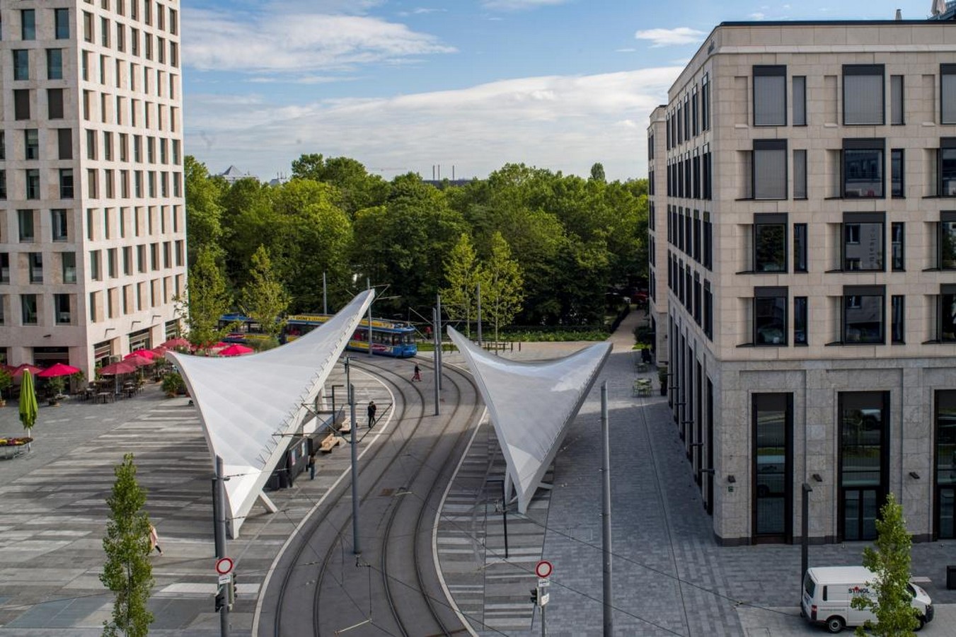 Tram Station Schwabinger Tor, Germany- sheet1