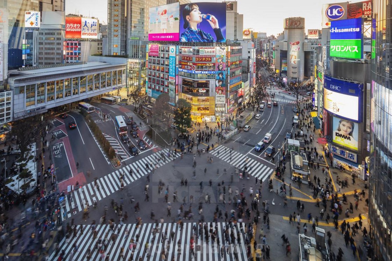 Shibuya junction crossing, Tokyo, Japan- sheet3