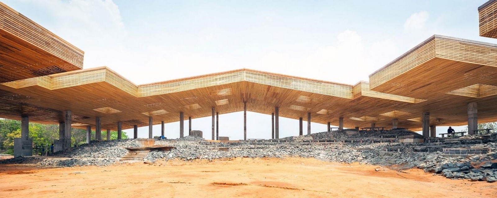 'Cultural courtyard' for elephants + humans in thailand created by Bangkok project studio- sheet3