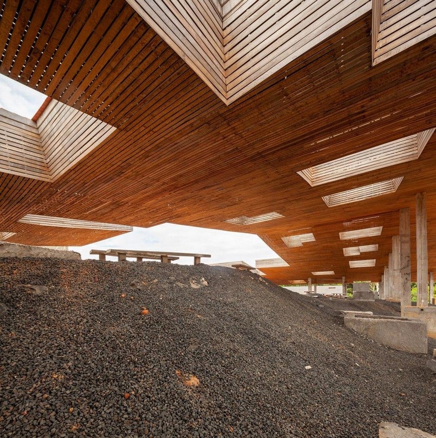 'Cultural courtyard' for elephants + humans in thailand created by Bangkok project studio- sheet9