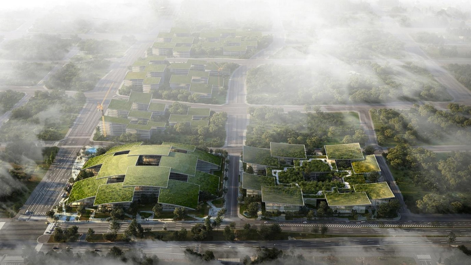 An Artificial Intelligence-Based ‘Smart City’ in China plans revealed Bjarke Ingels - Sheet1