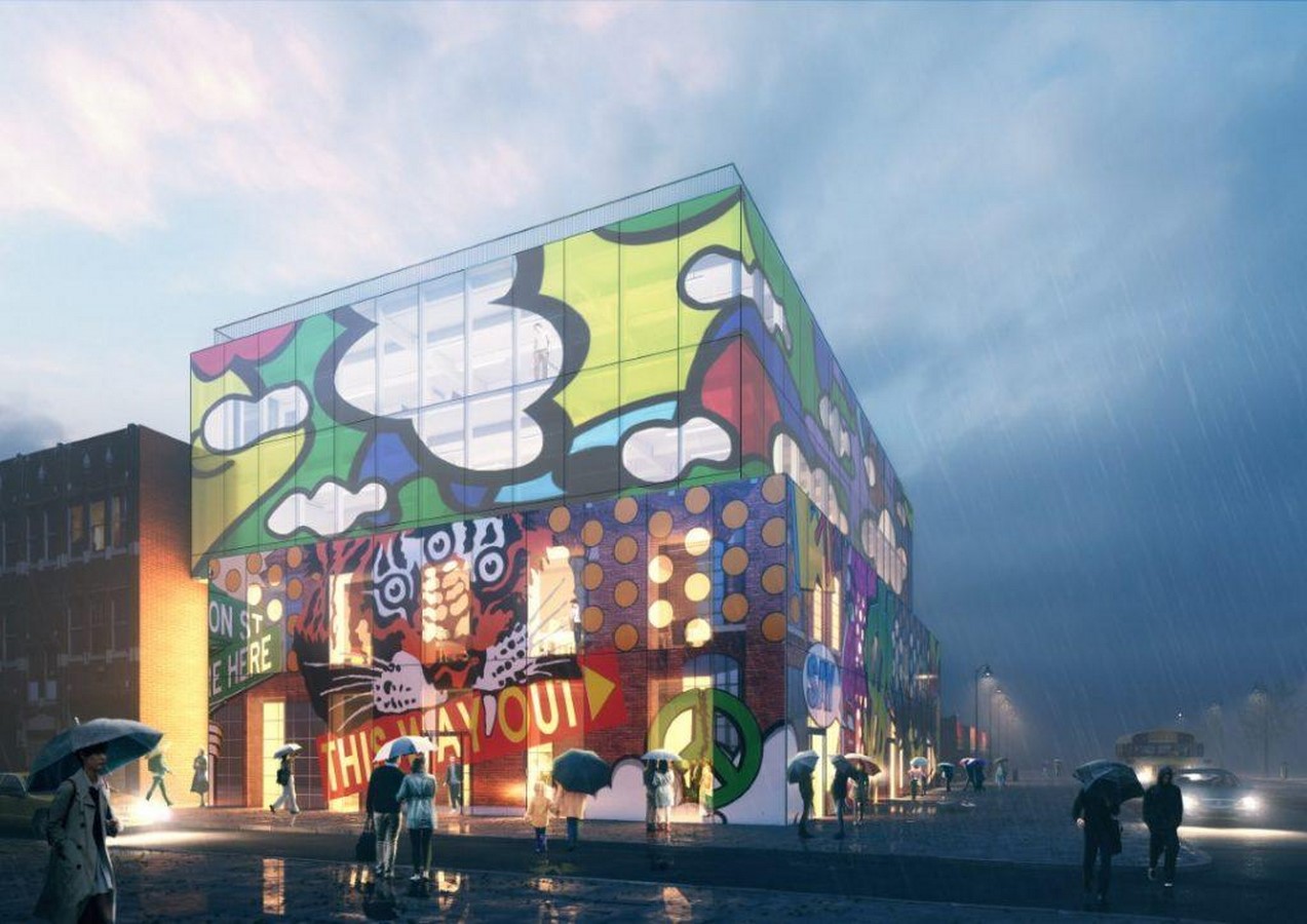 Glass mural' will preserve and promote the street art of Detroit comissioned by MVRDV - Sheet2