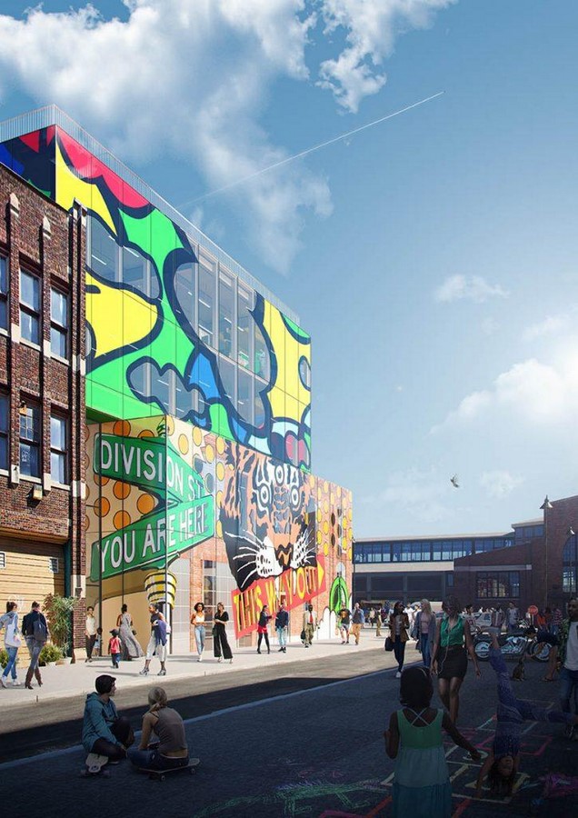 Glass mural' will preserve and promote the street art of Detroit comissioned by MVRDV - Sheet3