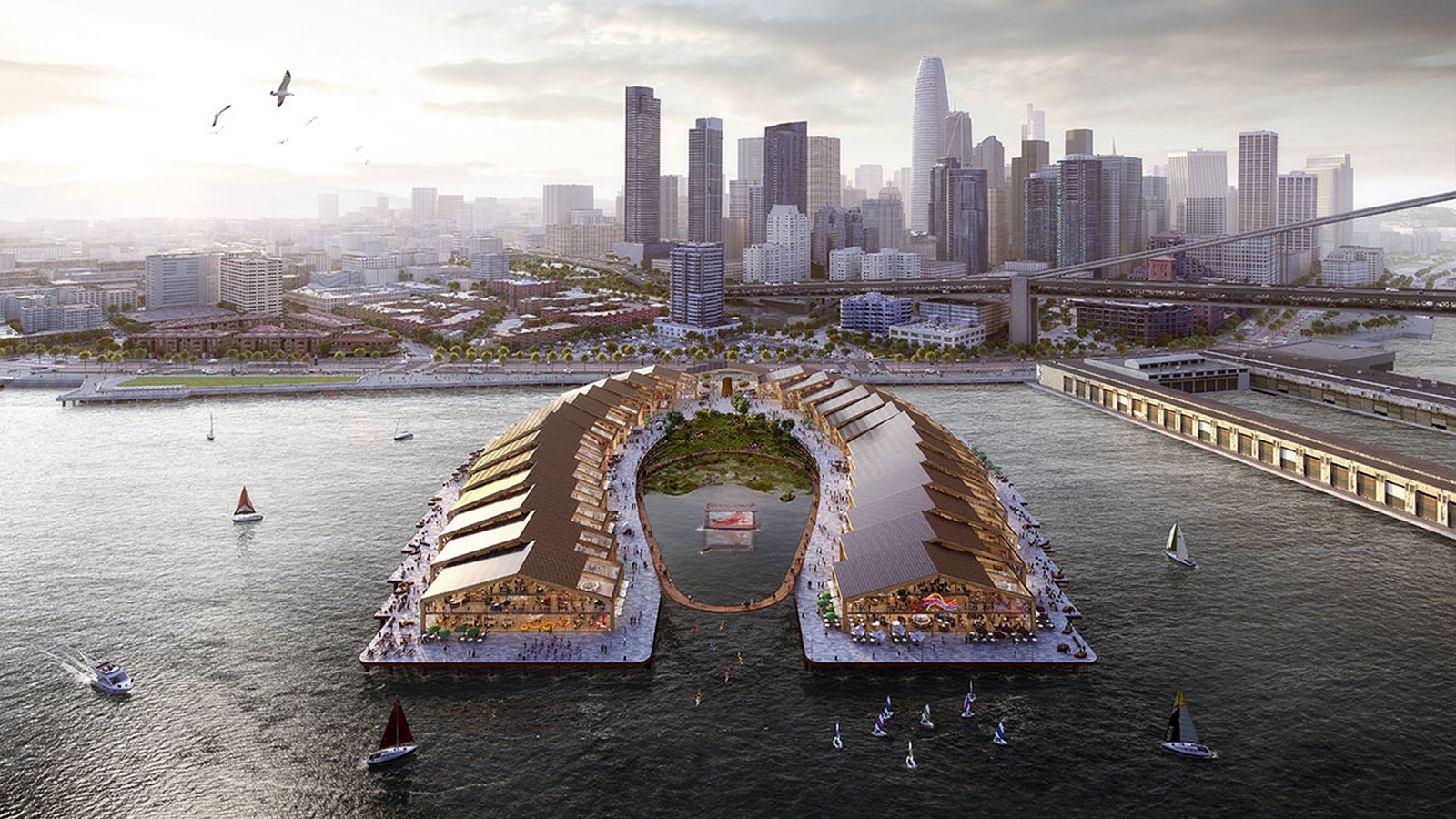 Flood-resilient park The Cove for San Francisco designed by Heatherwick Studio- sheet1