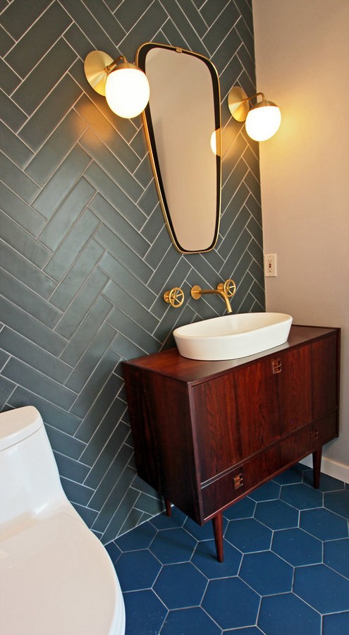 Mid century inspired powder room- sheet2