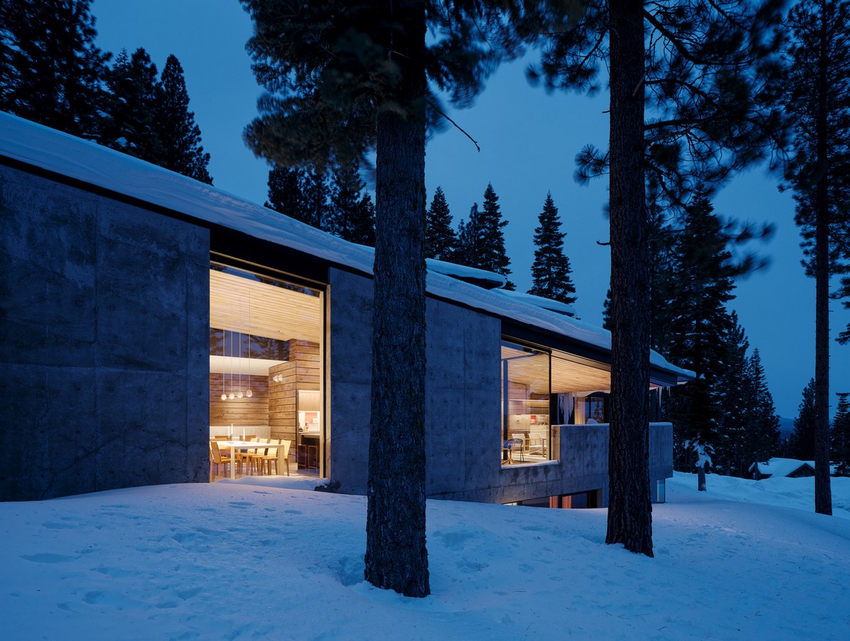 Three-storey coloured window, Lookout House created by Faulkner Architects - Sheet21