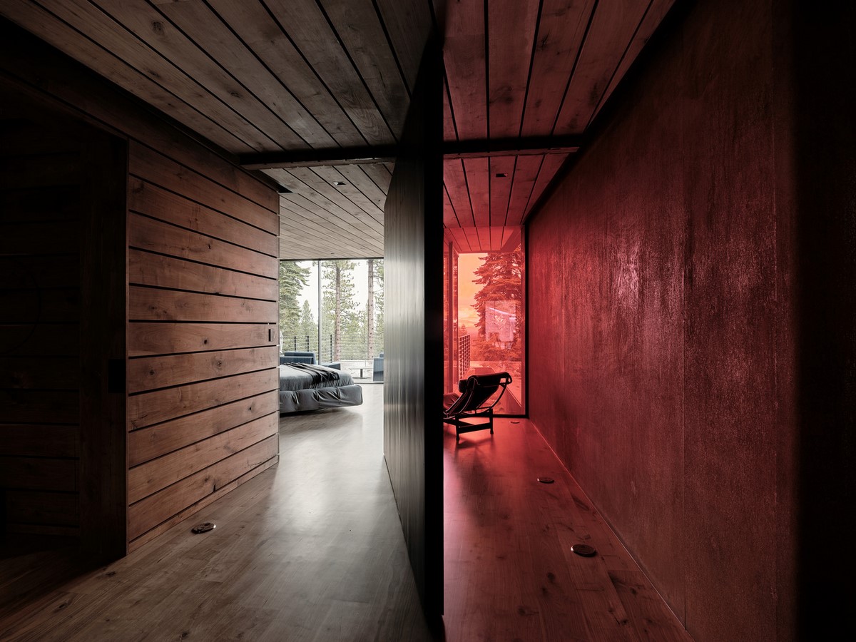 Three-storey coloured window, Lookout House created by Faulkner Architects - Sheet7