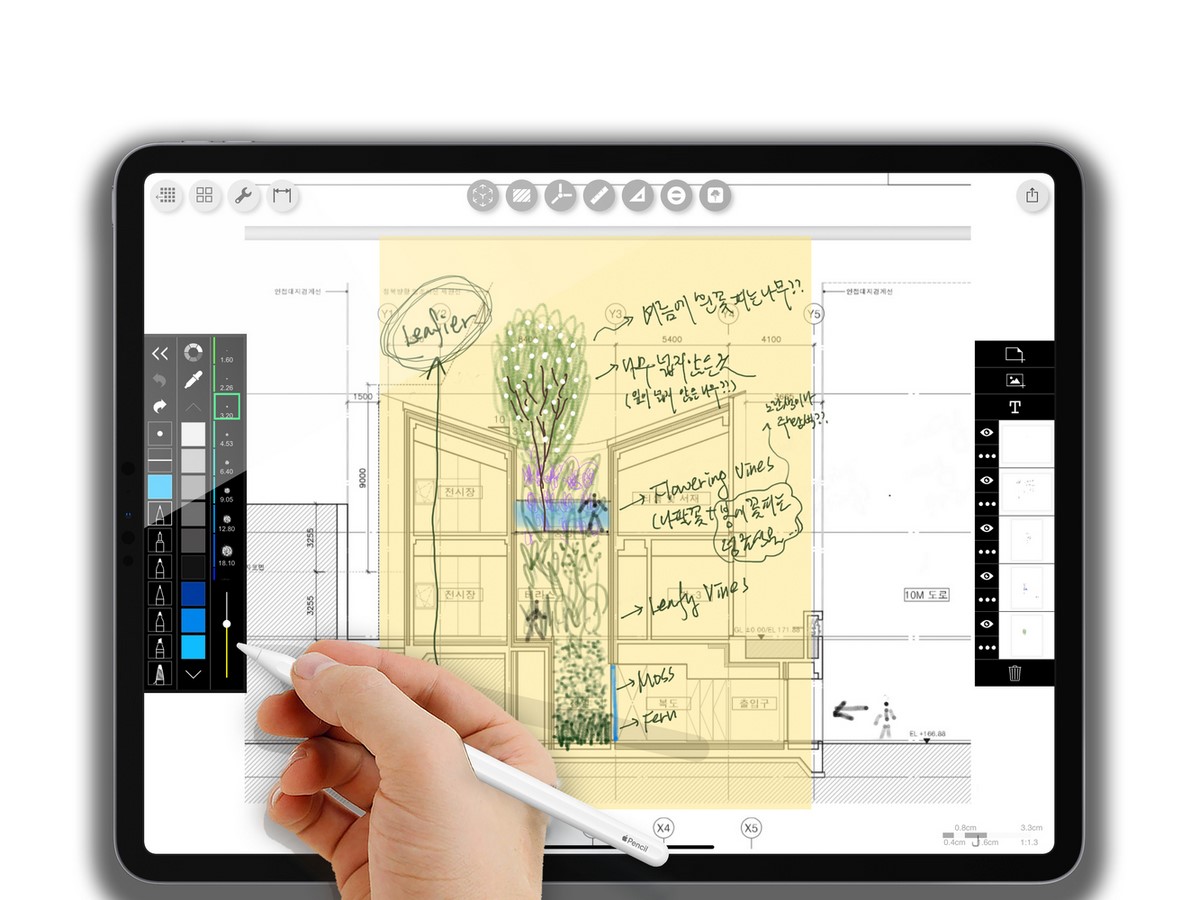 Influence and developement of technology for documenting architecture - sheet2