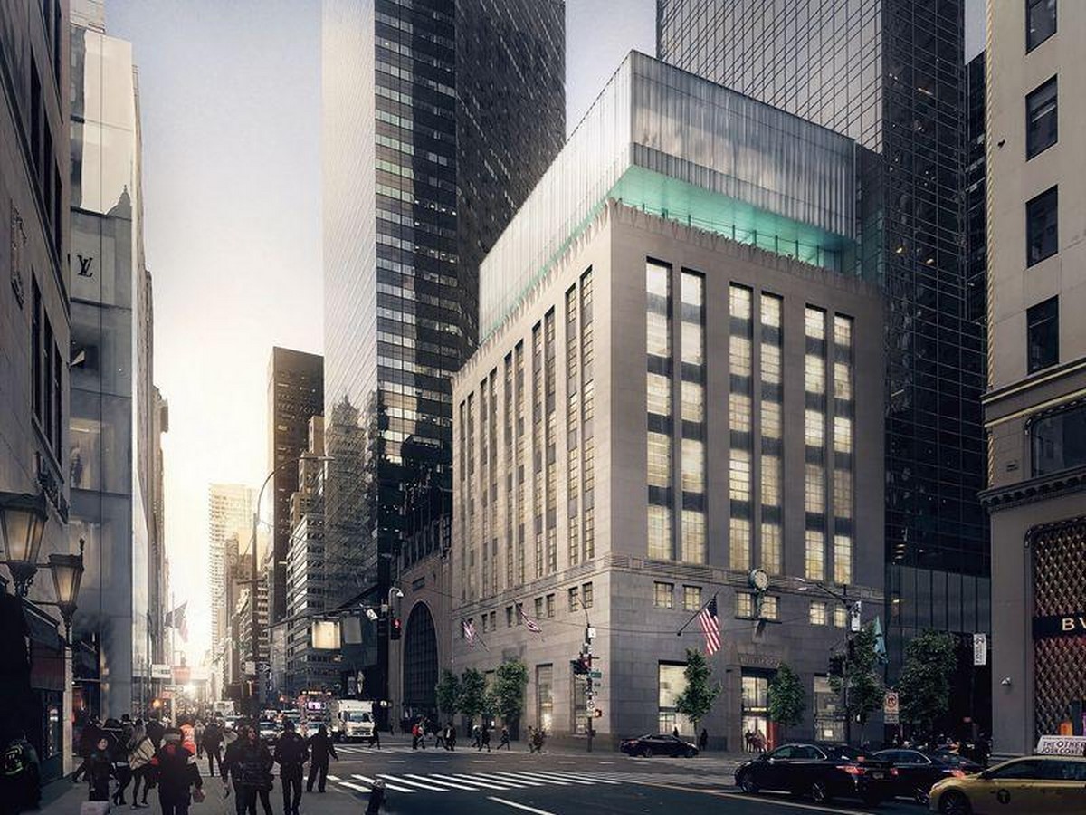 Tiffany & Co’s Fifth Avenue flagship with a rooftop glass addition designed by OMA - Sheet1