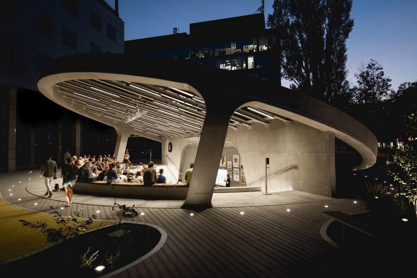 A concrete amphitheater as an 'open, democratic space' in Warsaw designed by Lina - Sheet1