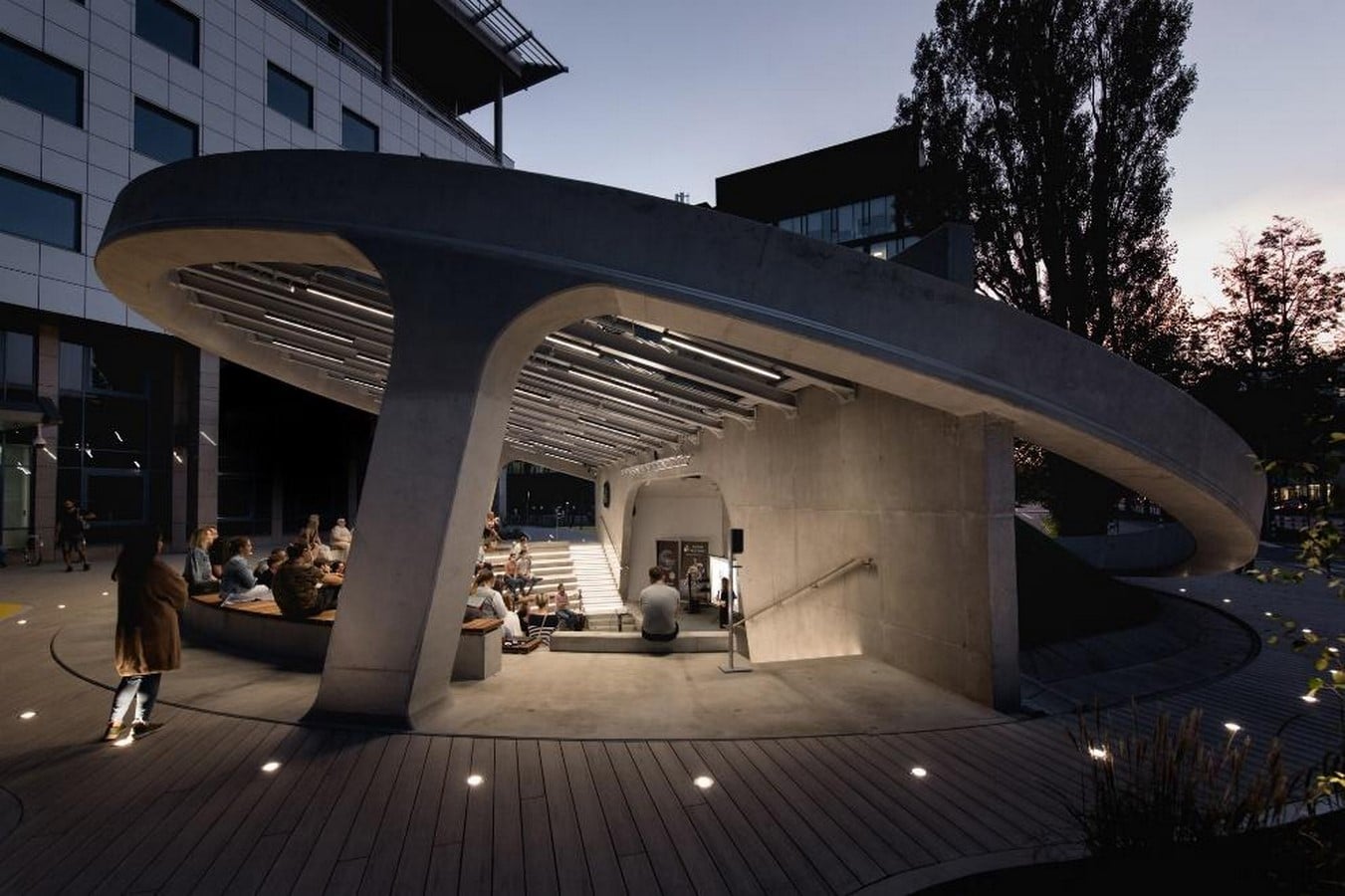 A concrete amphitheater as an 'open, democratic space' in Warsaw designed by Lina - Sheet11