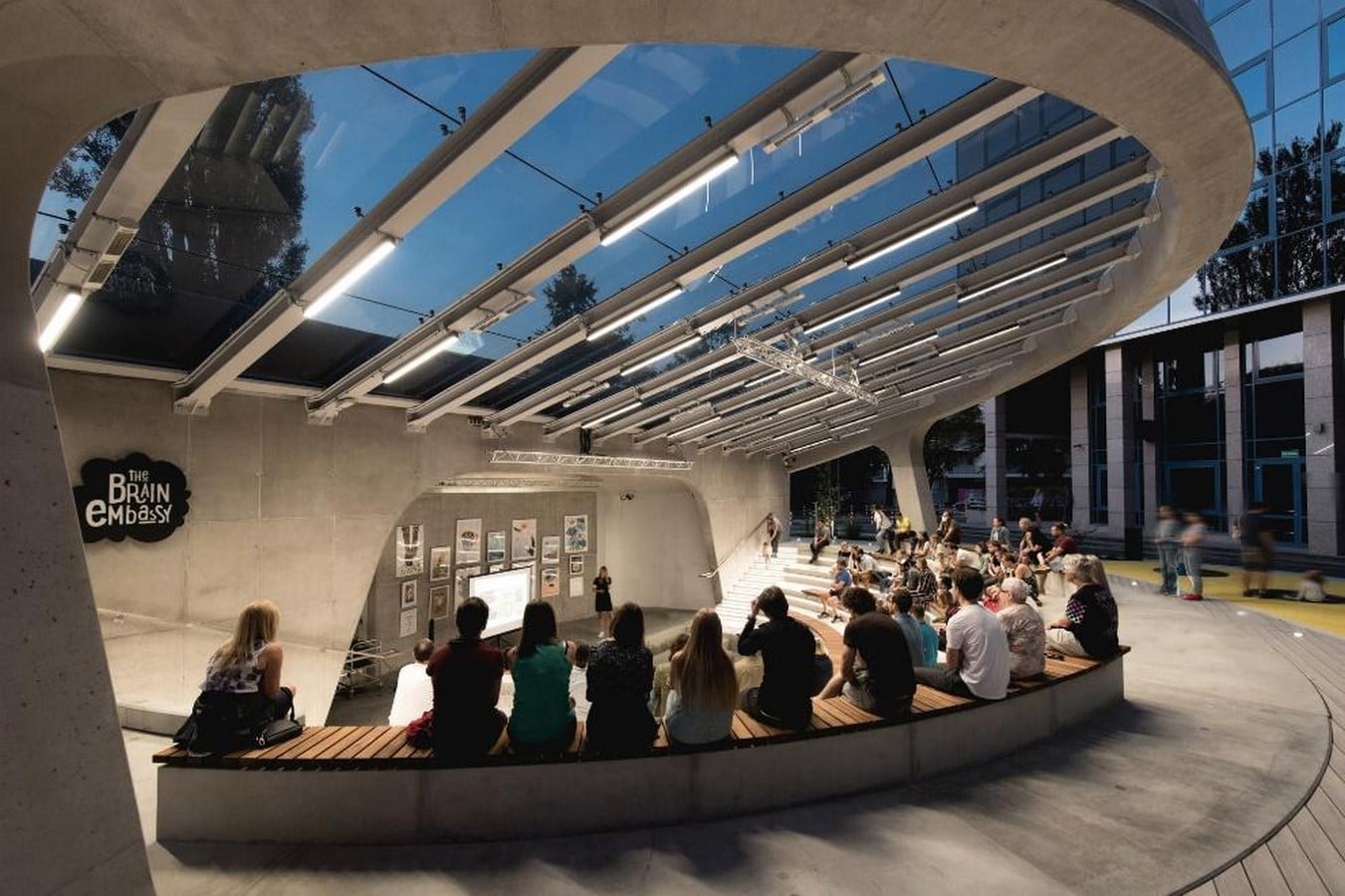 A concrete amphitheater as an 'open, democratic space' in Warsaw designed by Lina - Sheet9