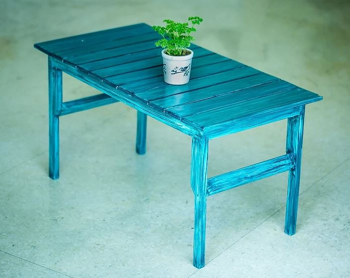 Reclaimed furniture – Pallet table - Sheet1