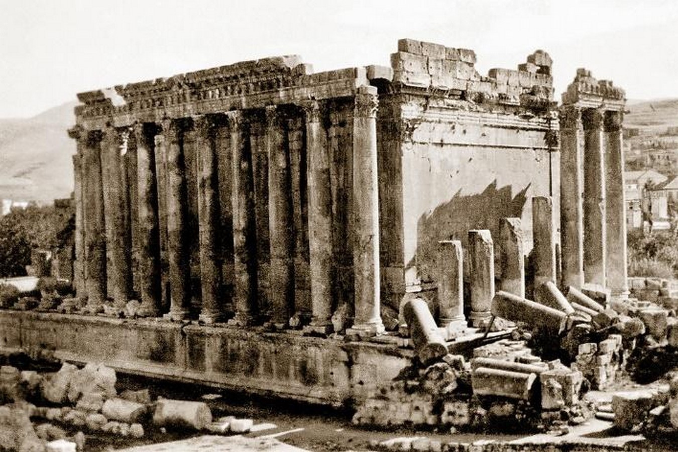The temple of Bacchus, Lebanon - Sheet3