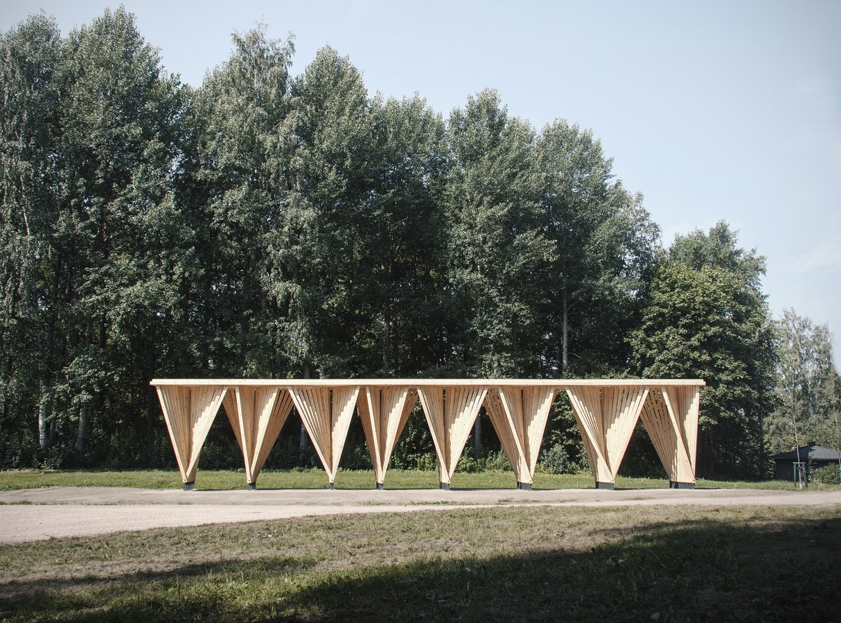 Wooden Pavilion in Lahti - Sheet1