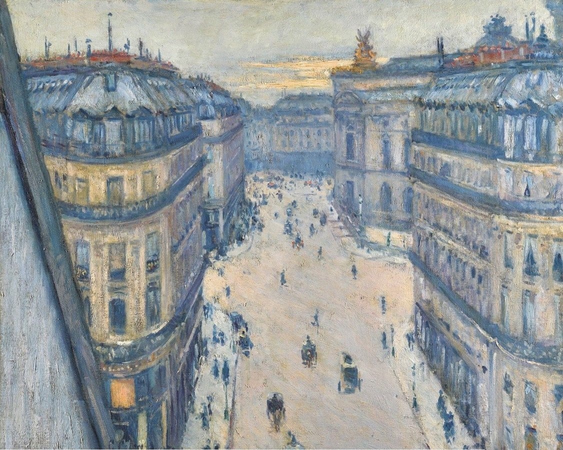 Famous artists -Gustave Caillebotte- Sheet2