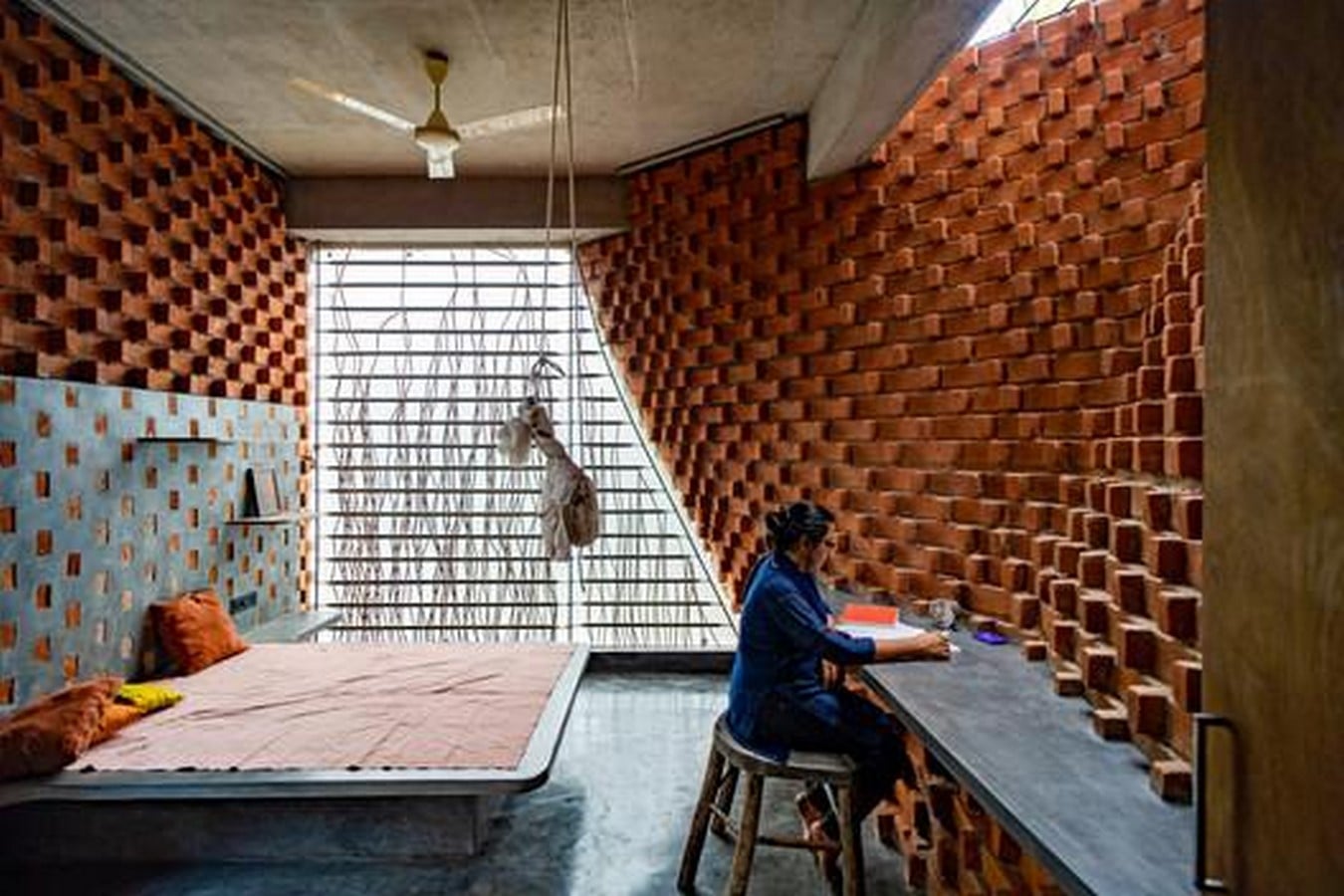 Pirouette house in india defines Rat trap bond masonry technique built by wallmakers - Sheet2
