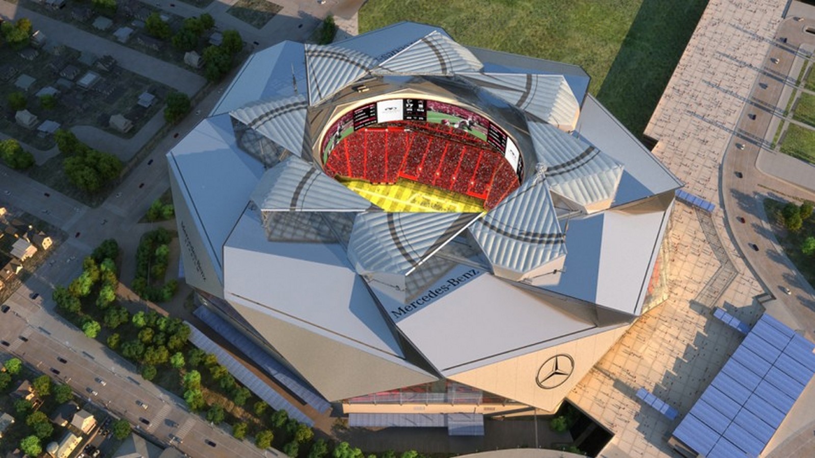 Mercedes Benz Stadium by HOK- Sports meets technology - Sheet7