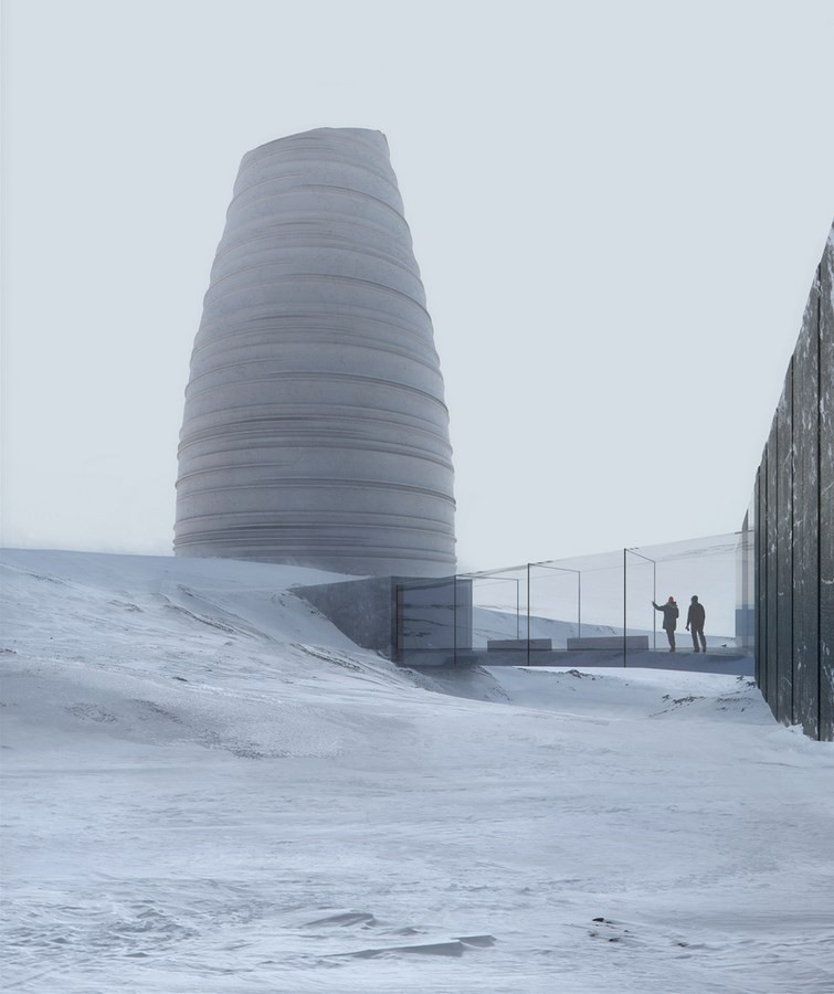 Centro de visitantes ártico y bóveda de semillas global de Svalbard / Snøhetta - Sheet1