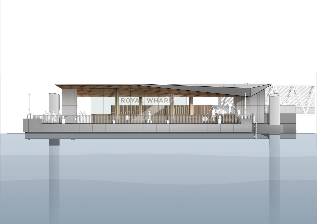 Royal Wharf Pier by Nex— - Sheet25