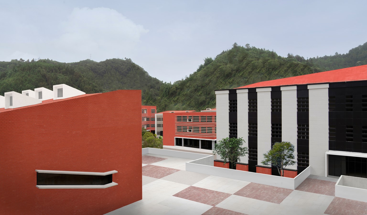 Qiannan Mountain Fire and Emergency Rescue Training Center by West-line Studio - Sheet8