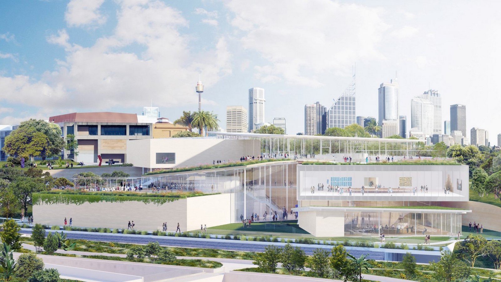 New Images For Art Gallery Of South Wales Expansion In Sydney revealed by SANAA - Sheet1
