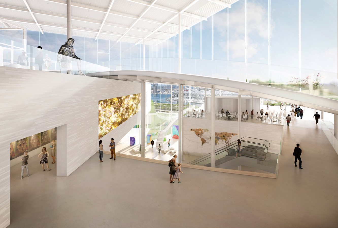 New Images For Art Gallery Of South Wales Expansion In Sydney revealed by SANAA - Sheet2