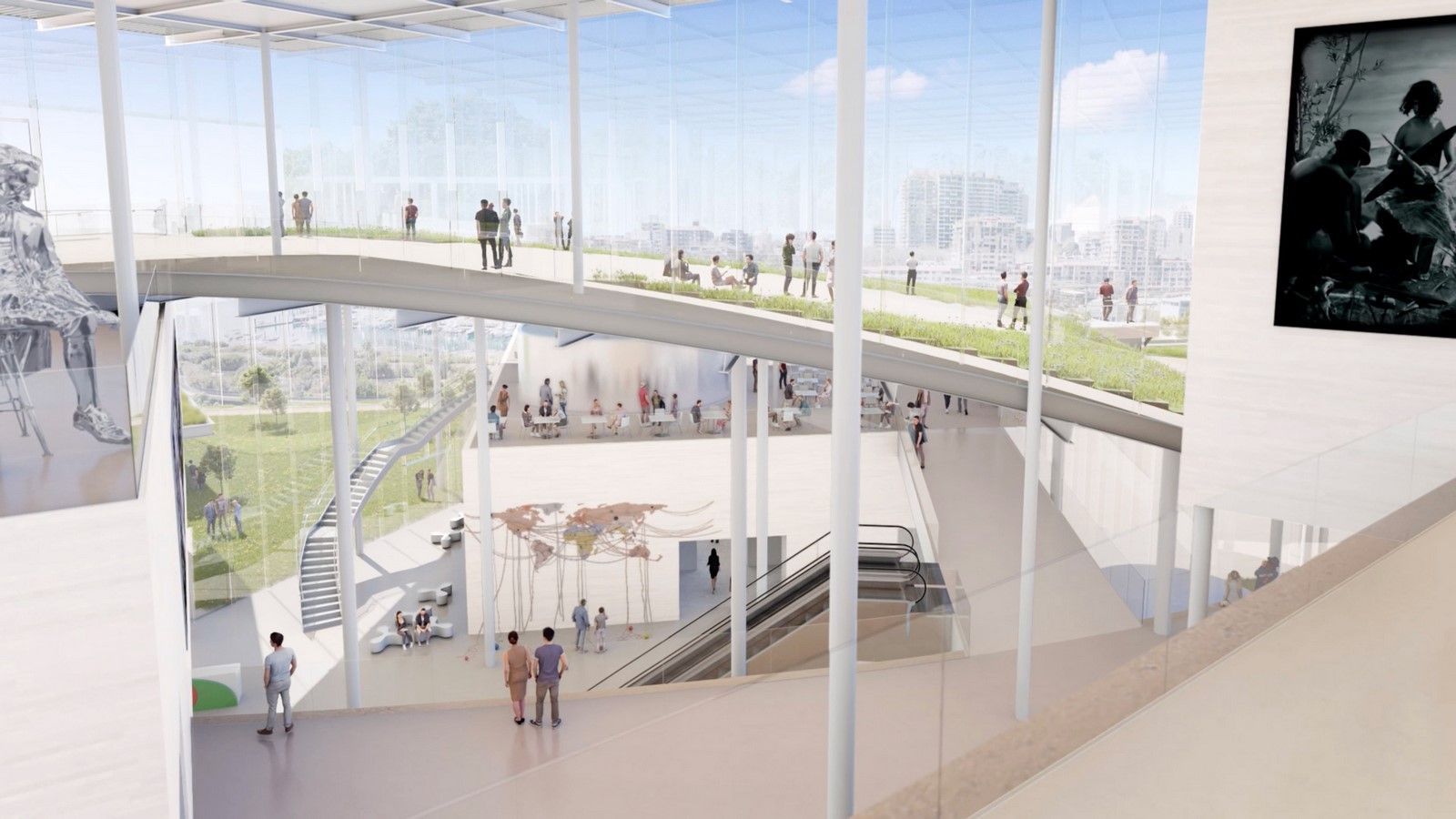 New Images For Art Gallery Of South Wales Expansion In Sydney revealed by SANAA - Sheet3