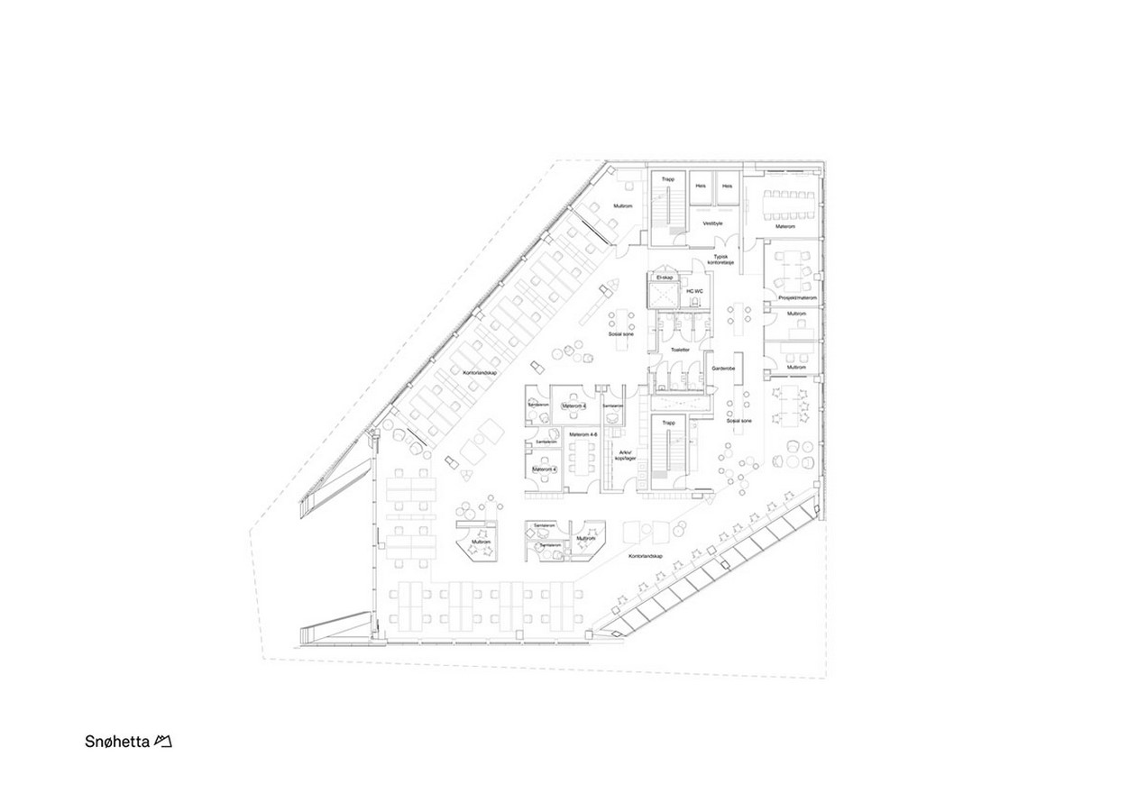 4th Energy Positive Powerhouse In Telemark With Energy Producing Façade And Roof designed by Snøhetta - Sheet9