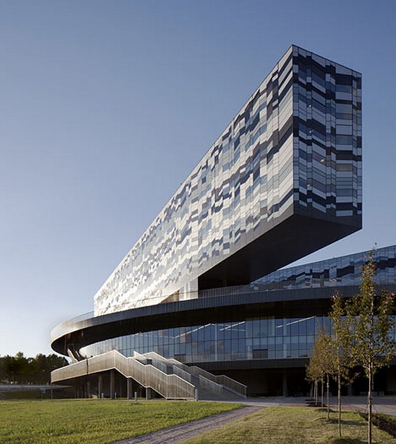 Moscow School of Management, Skolkovo, Russia by David Adjaye- Design inspired by Geometric Abstract Artwork - Sheet6