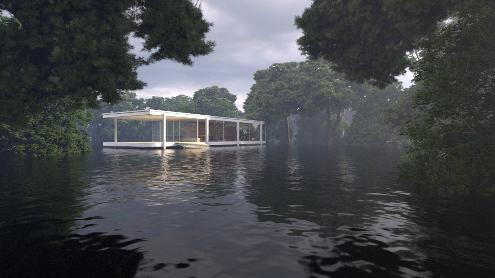Farnsworth House, Illinois - Sheet1