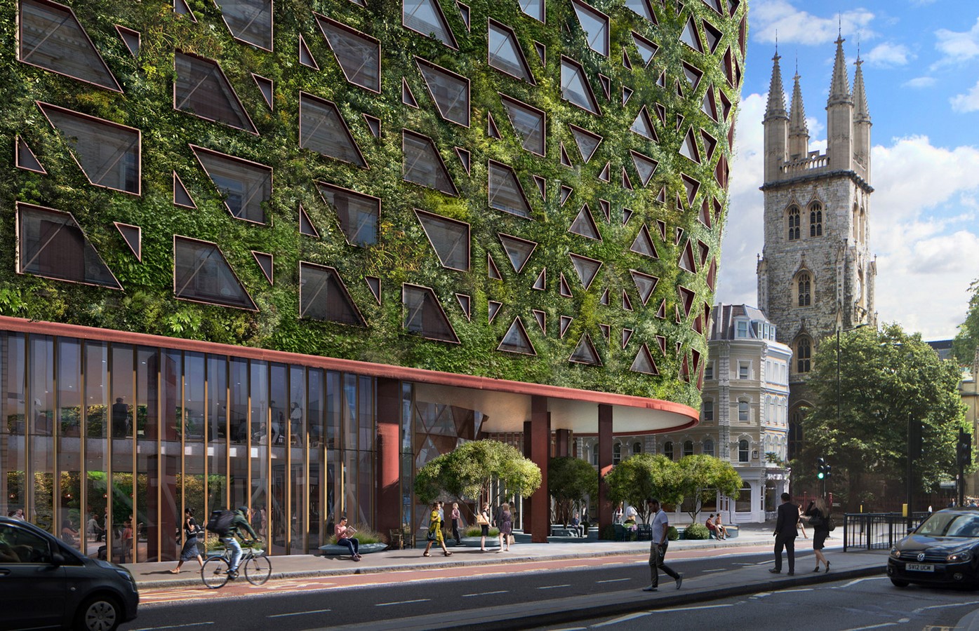 Green façade