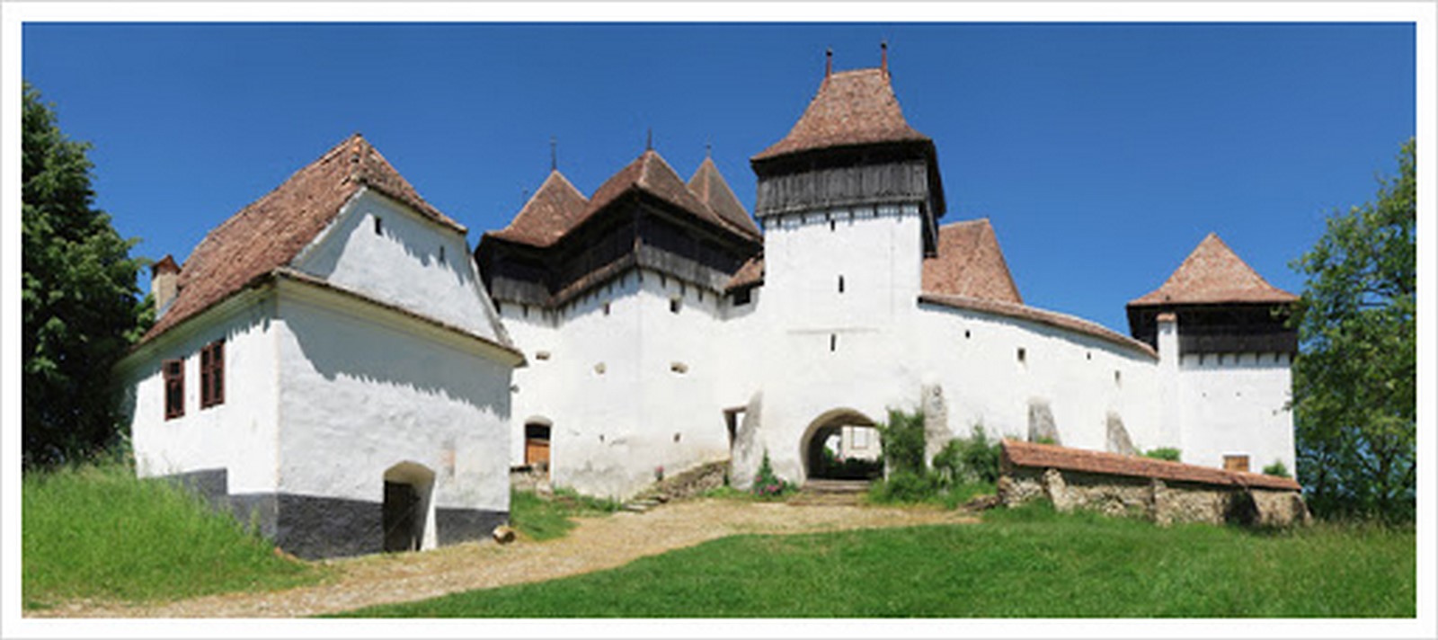 Village and Fortified Church from Viscri - Sheet1