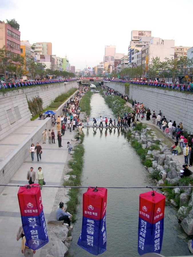 Cheonggyecheon stream - Sheet2