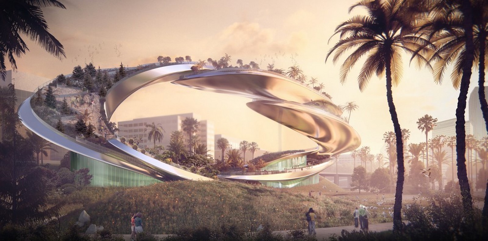 An infinity loop in a park in San Jose, The San Jose Ring revealed by CROX - Sheet1