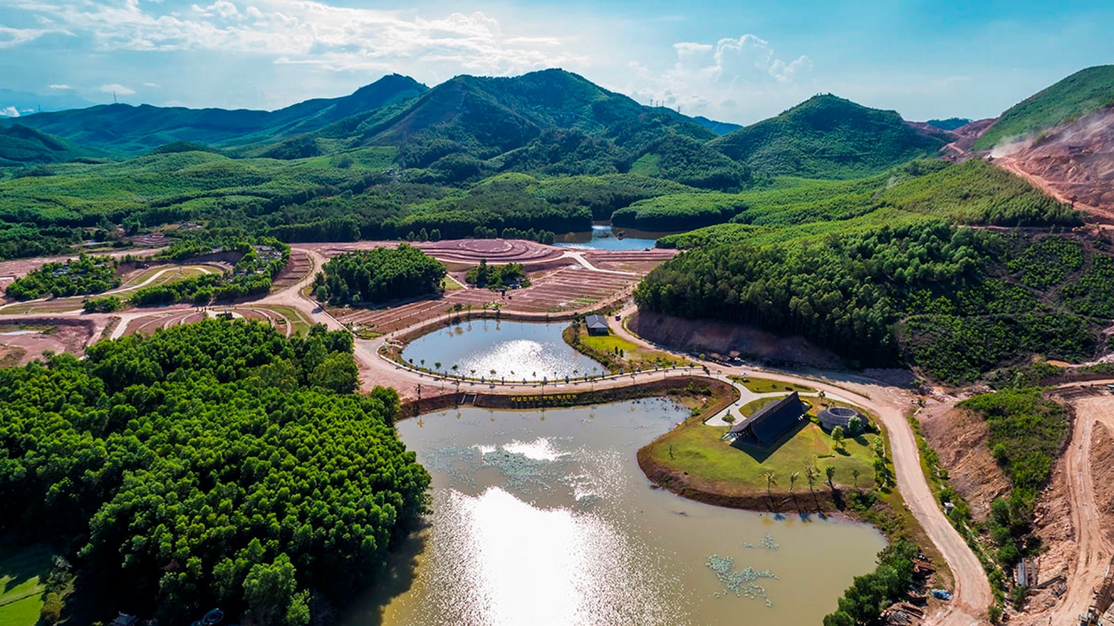 Highly-Curved Bamboo Roof For Visiting Center For Huong An Vien Cemetery created by VTN Architects - Sheet3
