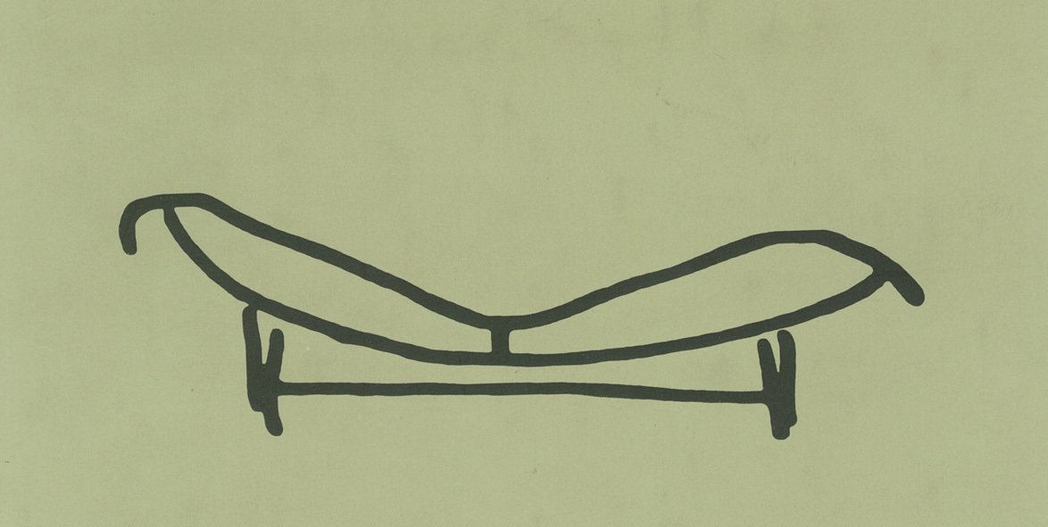 Charlotte Perriand -Chaise Longue LC4 - Sheet1