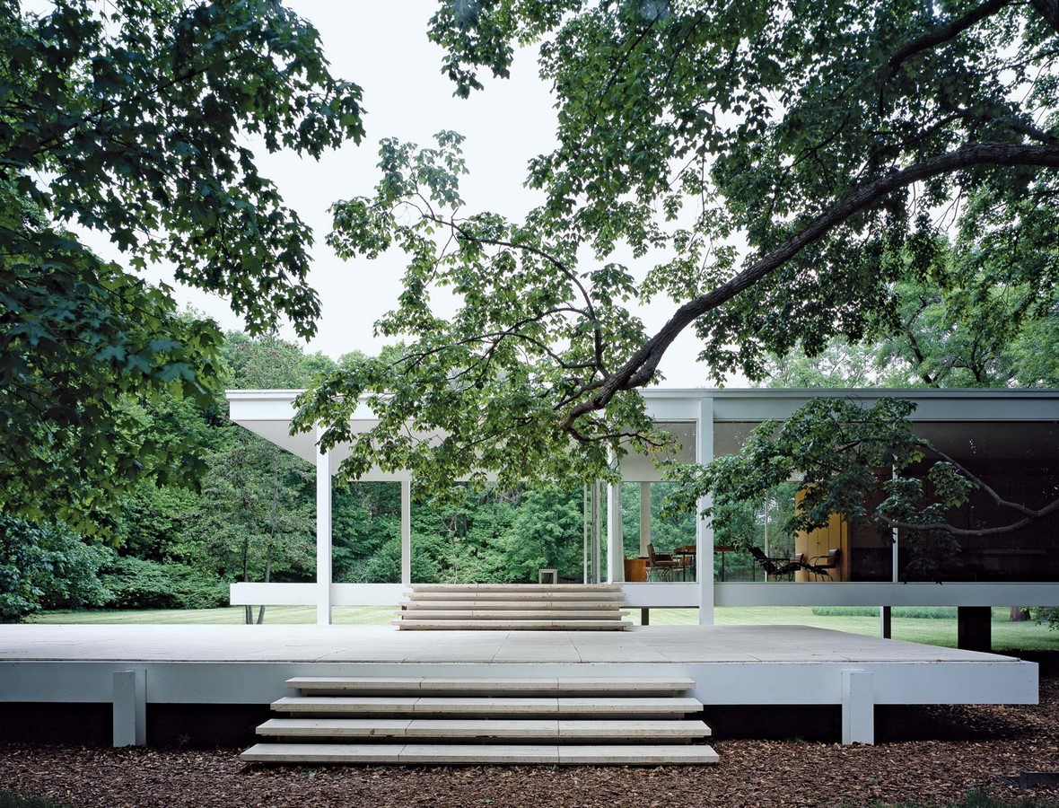 Farnsworth House by Mies van der Rohe: A bond between the House and Nature - Sheet6