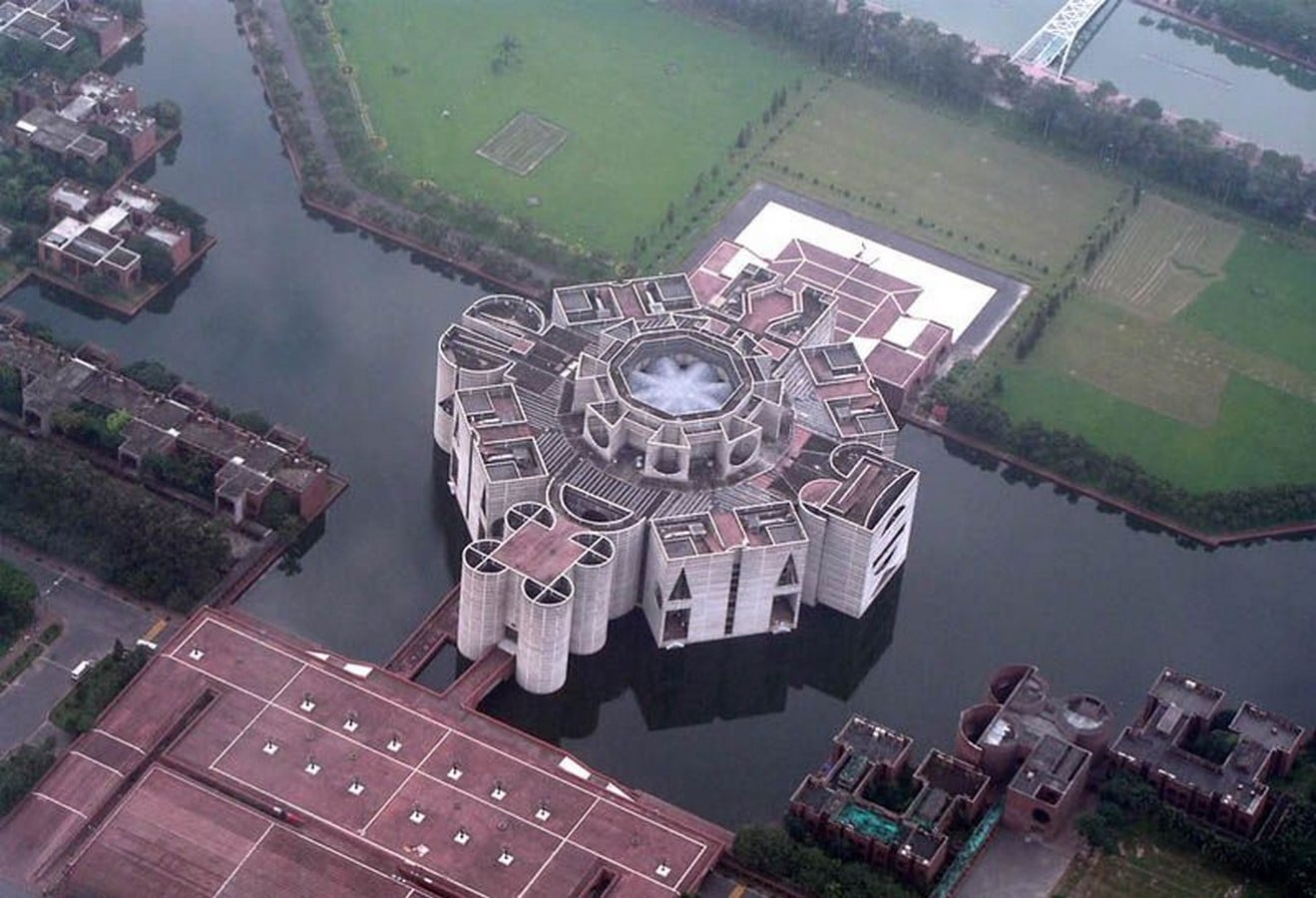 National Parliament House, Dhaka, Bangladesh by Louis Kahn: One of the Largest Legislative Complexes - Sheet3