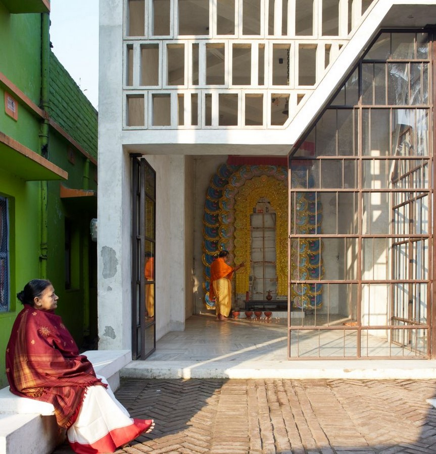 Latticed concrete and glass temple in India designed by Abin Design Studio - Sheet2