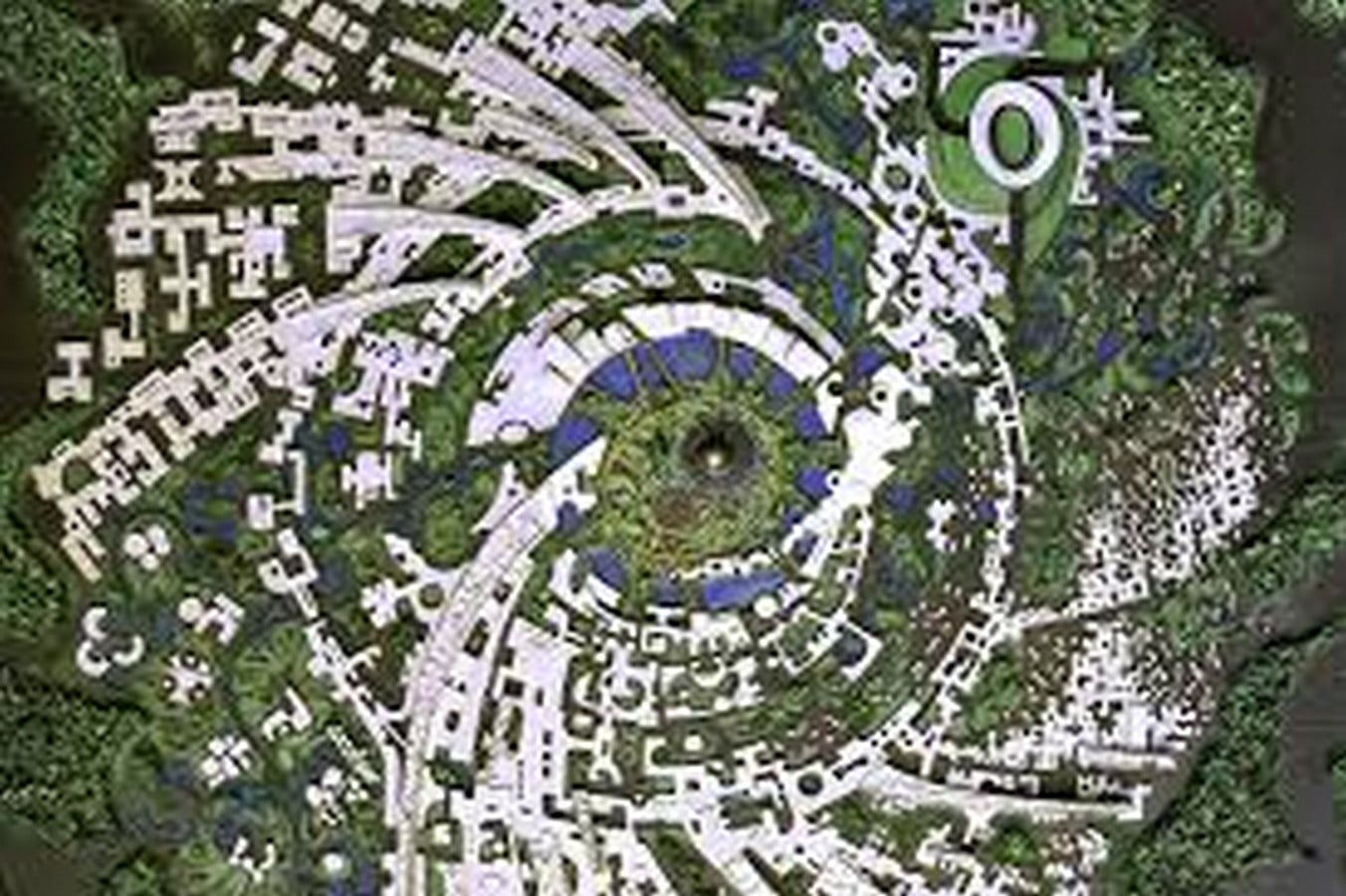 The master plan of Auroville  - Sheet1