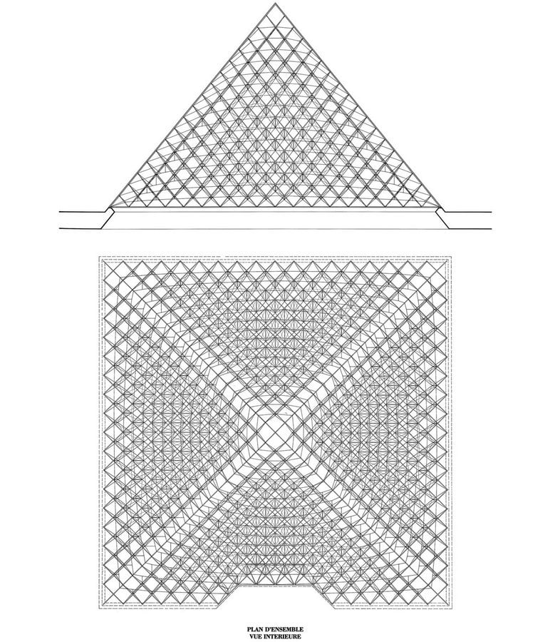 Louvre Pyramid by I.M, Pei: The Glass Pyramid- Sheet9