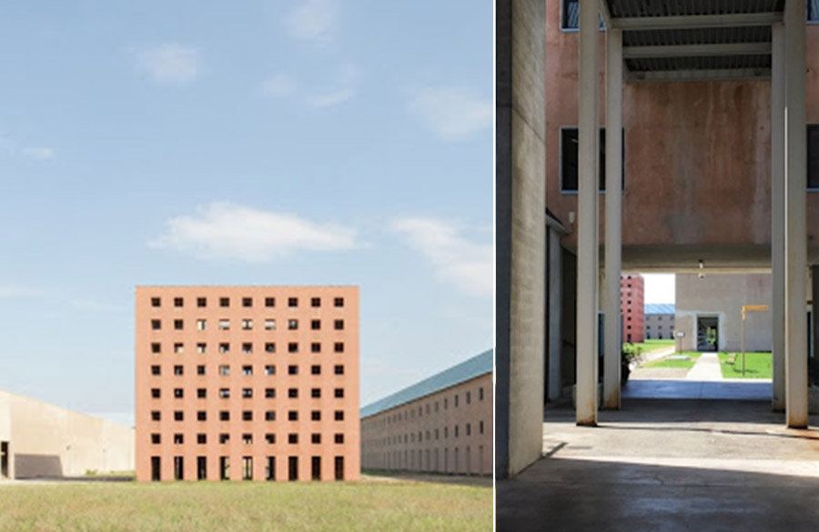 Indtil nu pels ~ side San Cataldo Cemetery by Aldo Rossi: Building with the Ordinary Facade - RTF  | Rethinking The Future