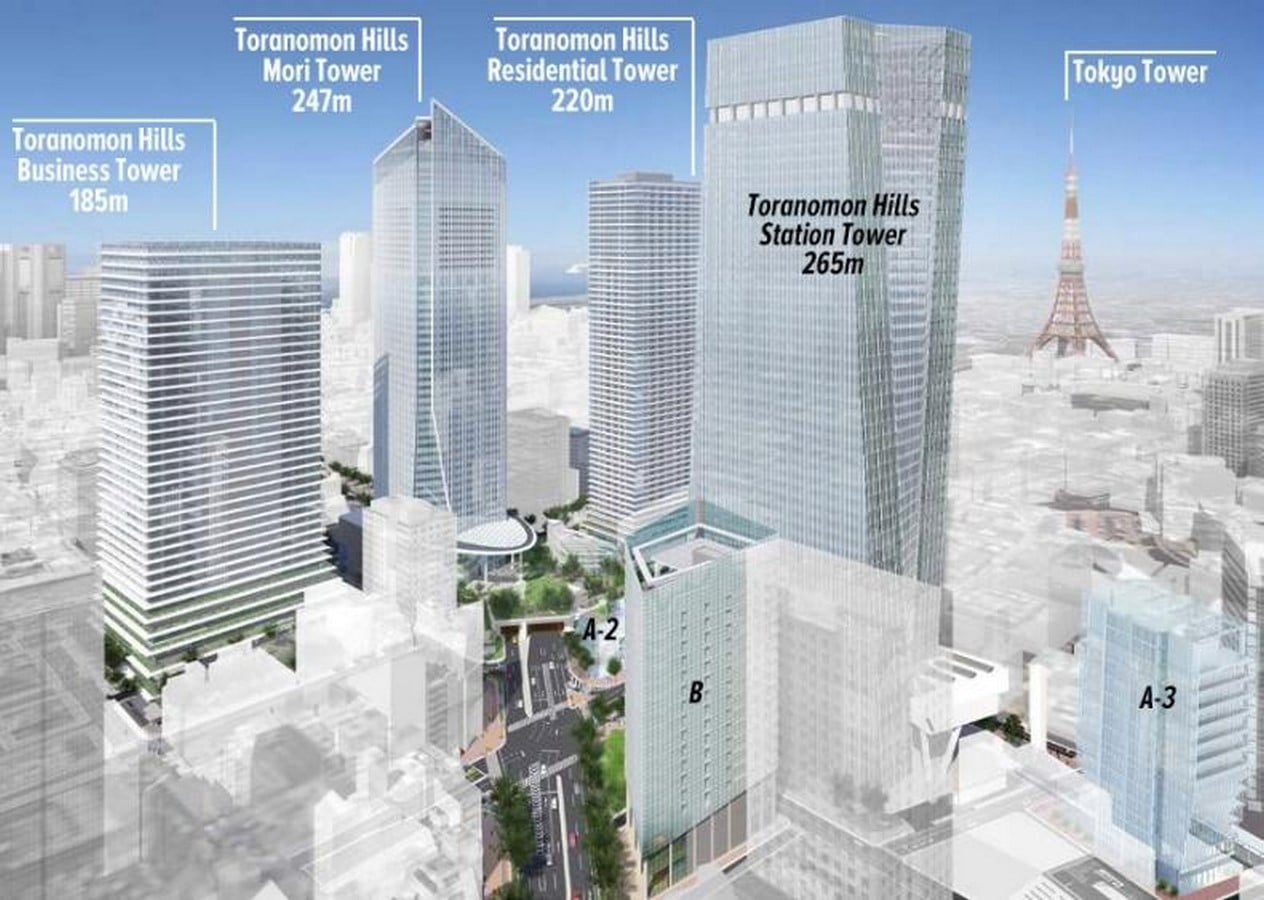Toranomon Hills Mori Tower by OMA: The First Tower in Tokyo - Sheet1
