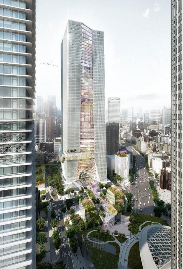 Toranomon Hills Mori Tower by OMA: The First Tower in Tokyo - Sheet7