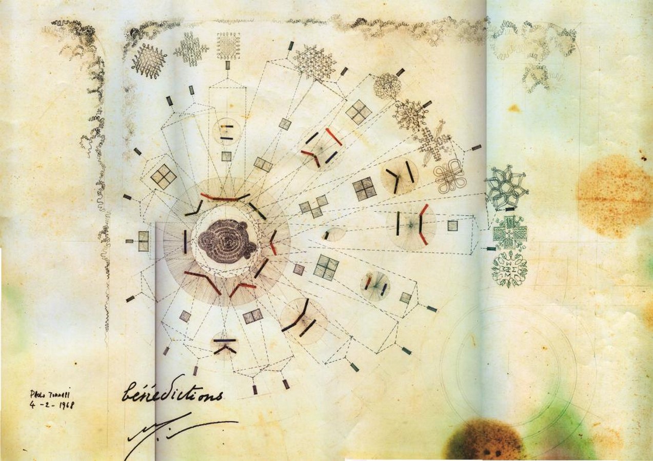 Paolo Tommasi's contribution in shaping Auroville- Sheet13